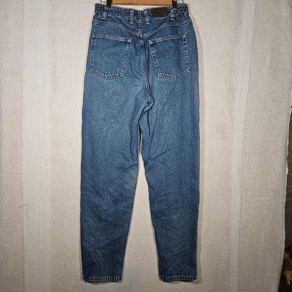 LL Bean Women's Double L  Jeans Ultra High-Rise Comfort Waist Tapered Leg - Picture 7 of 10